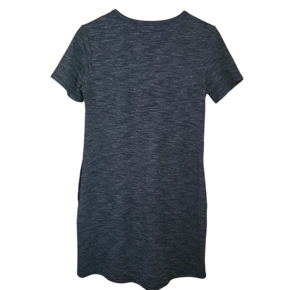 32 Degrees Cool Womens Short Sleeve Knit Dress S Pockets Stretch Pullover Soft - Picture 2 of 11